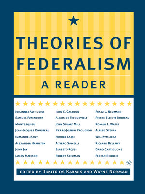 cover image of Theories of Federalism